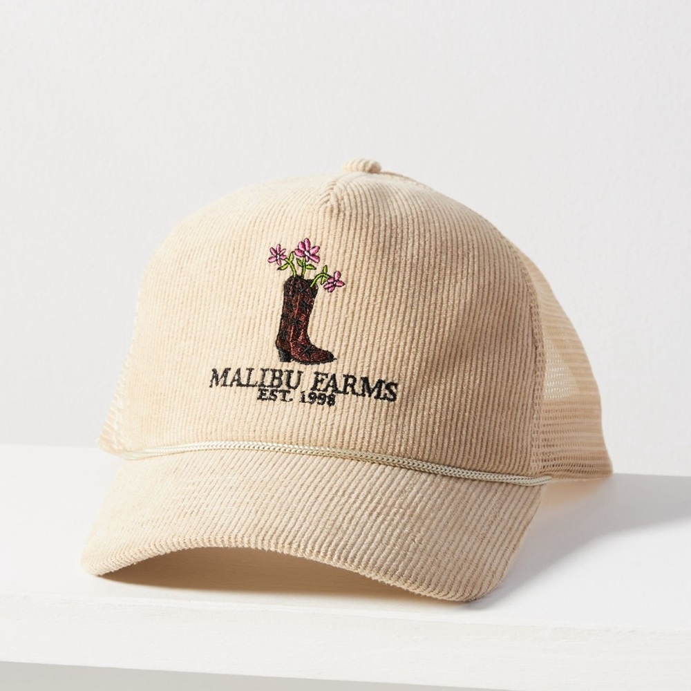 Coney Island picnic corduroy Malibu farms trucker hat